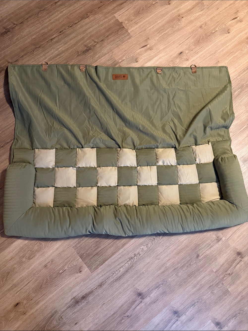 Funny Fuzzy Doggie Bolster Seat Cover for Car